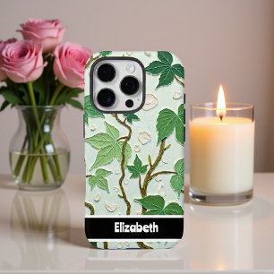 3D Textured Impasto Floral Bloom Smartphone iPhone 16 Pro Case
