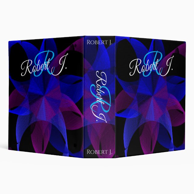 3D To 2D Cylinder Ring Geometric Binder (Background)