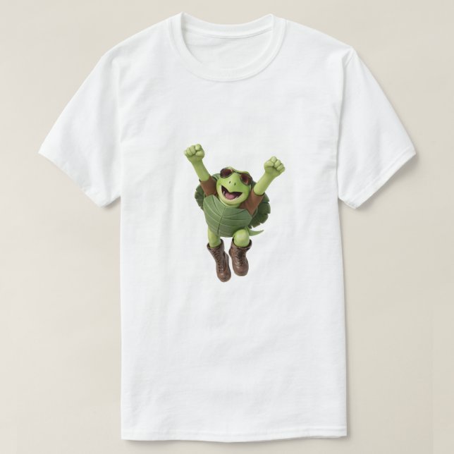 3D Torin Base Green Shell T-Shirt (Design Front)