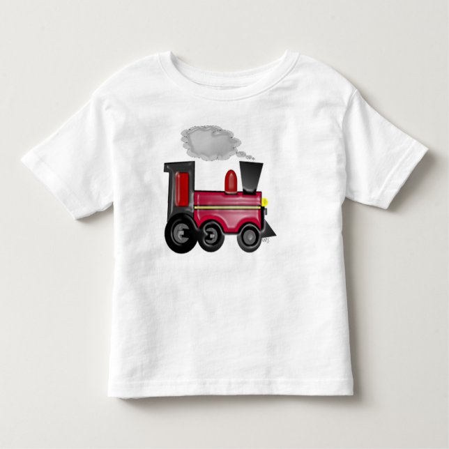 3D Train Toddler T-shirt (Front)