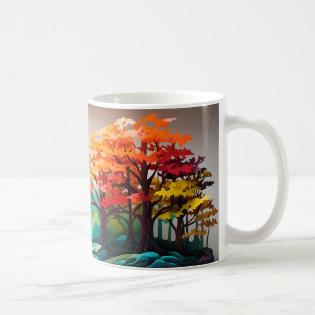 3D Tree Coffee Mug (Right)