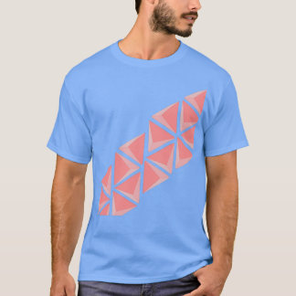 3D Triangle Art Design T-Shirt