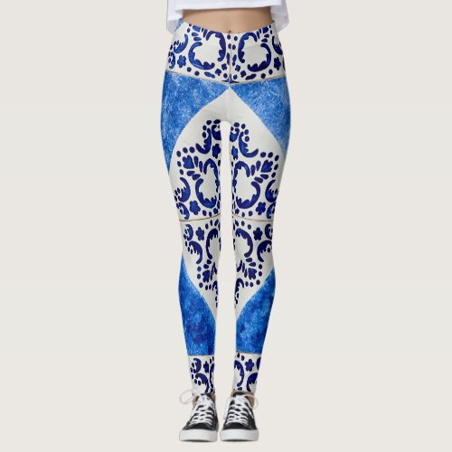 3d Tribal Design  Leggings