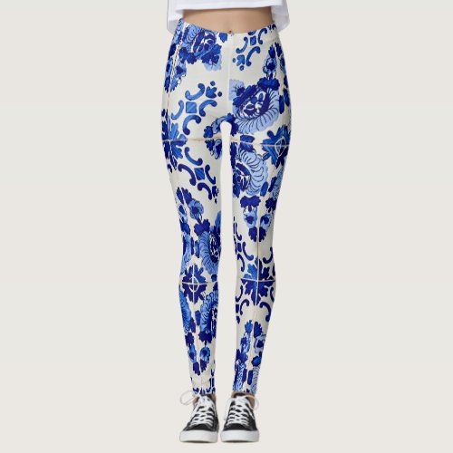 3d Tribal Design  Leggings