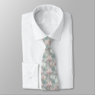 3d tulips neck tie