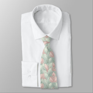 3d tulips neck tie
