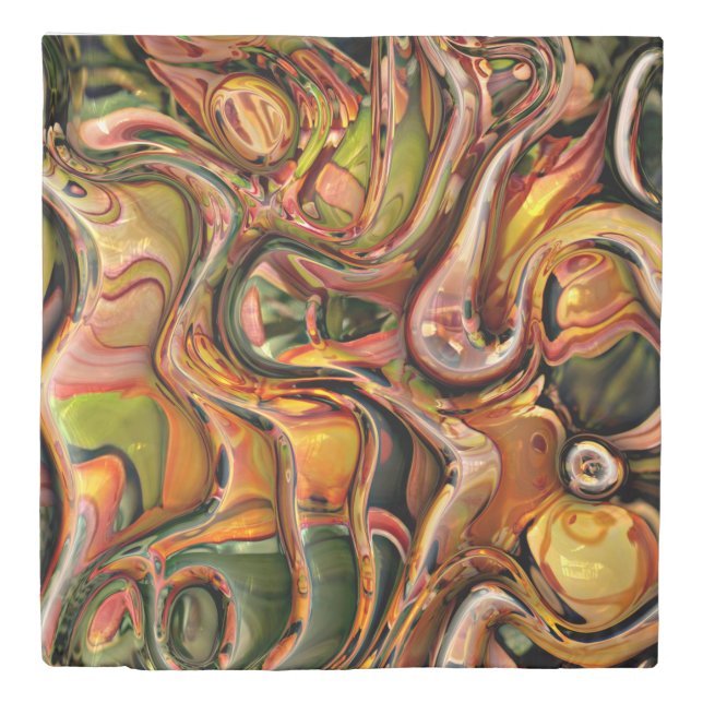 3d twist 02 duvet cover (Front)
