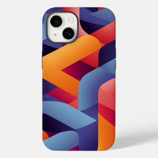 3D Vibrant Geometric Pattern 2 Case-Mate iPhone 14 Case