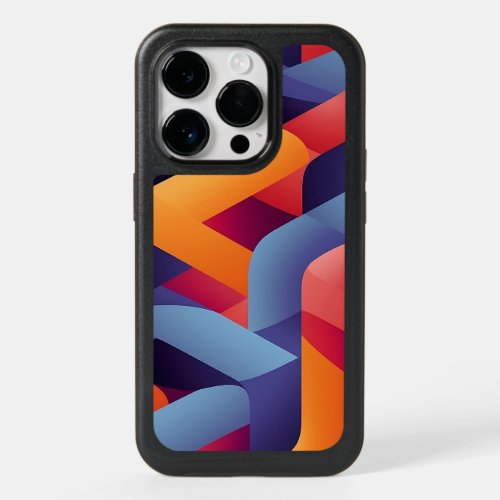 3D Vibrant Geometric Pattern 2  OtterBox iPhone 14 Pro Case