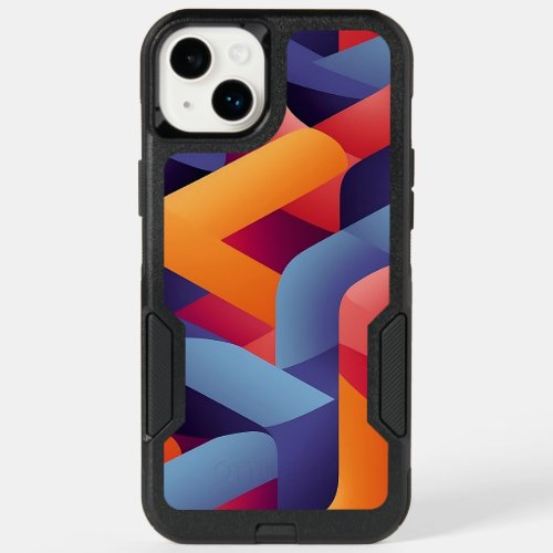 3D Vibrant Geometric Pattern 2  OtterBox iPhone 14 Plus Case