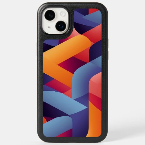 3D Vibrant Geometric Pattern 2  OtterBox iPhone 14 Plus Case