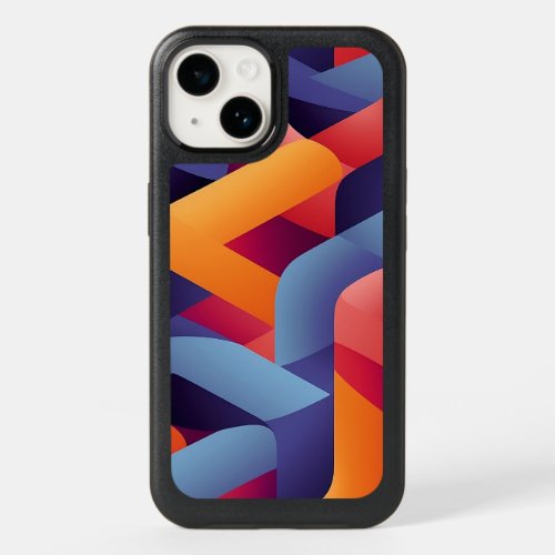 3D Vibrant Geometric Pattern 2  OtterBox iPhone 14 Case