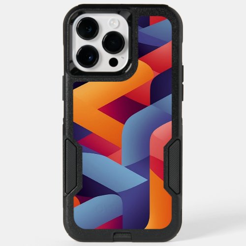 3D Vibrant Geometric Pattern 2  OtterBox iPhone 14 Pro Max Case