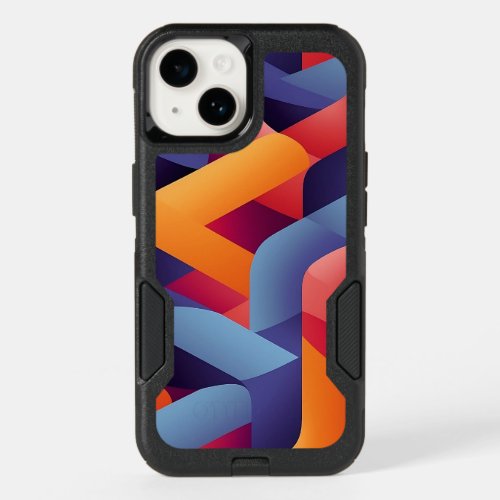 3D Vibrant Geometric Pattern 2  OtterBox iPhone 14 Case