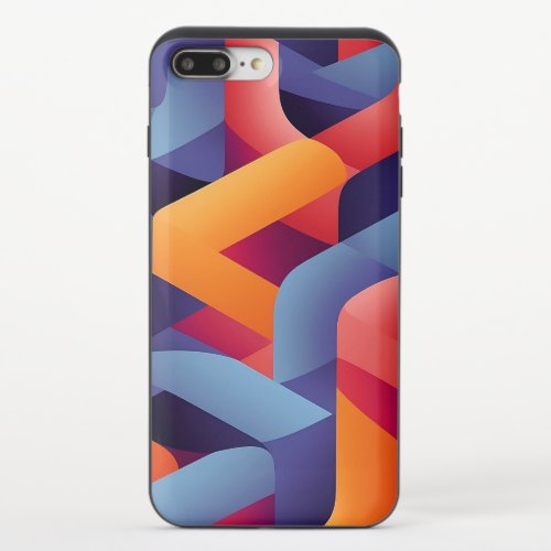 3D Vibrant Geometric Pattern 2  iPhone 87 Plus Slider Case