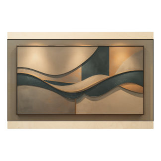 3d wall design wood wall art