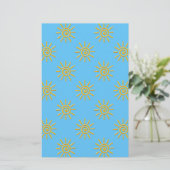 3D Yellow Sun Drawing Pattern (Standing Front)
