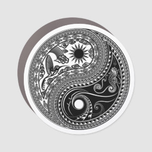 3D Yin & Yang Car Magnet