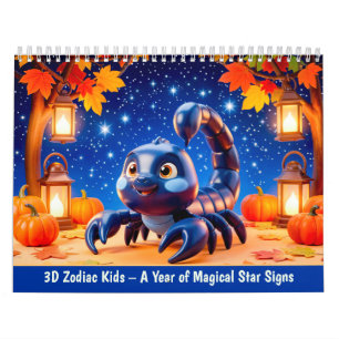 3D Zodiac Kids – A Year of Magical Star Signs Calendar