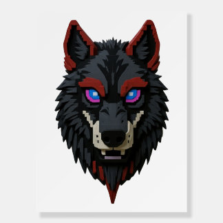 3D ZombieWolf Biohazard (ZOMBIEZOO) Foam Board