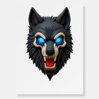 3D ZombieWolf Biohazard (ZOMBIEZOO) Foam Board