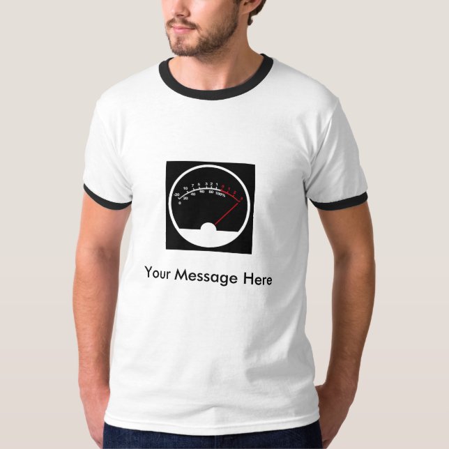 +3db Meter Shirt with message (Front)