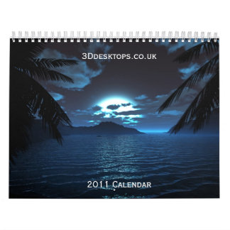 3Ddesktops.co.uk  2011 Calendar
