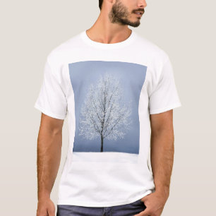 3dRose, Canada, Manitoba, Grande Pointe. Fog and R T-Shirt