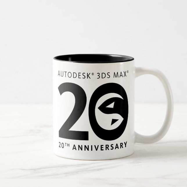 3ds Max 20th Anniversary Mug (Right)