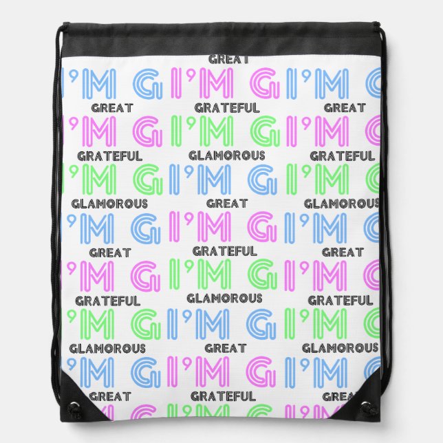 3G Drawstring Backpack (Front)