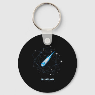 3i Atlas Interstellar Comet 2025 Space Astronomy Keychain