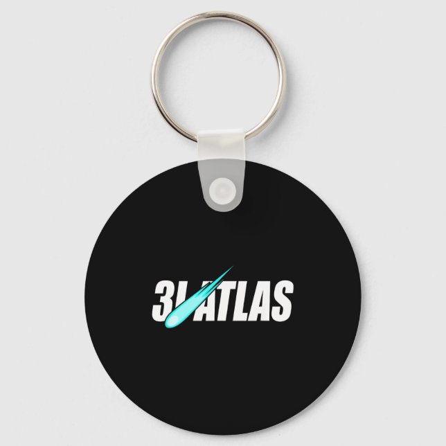 3i_atlas Interstellar Comet  Keychain (Front)