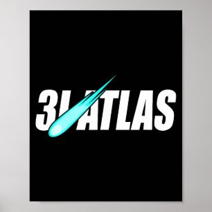 3i_atlas Interstellar Comet Poster