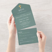 3in1 Ordination Anniversary INVITE and RSVP Priest (Tearaway)