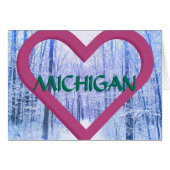 3MICHIGAN HEART WINTER WOODS (Front Horizontal)