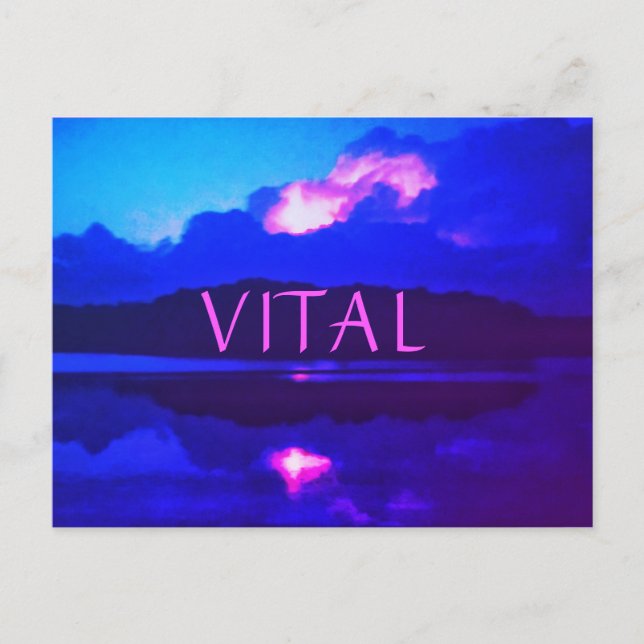 3New VITAL Heat Lightning Postcard (Front)