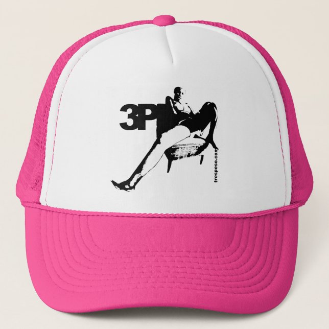 3P-Silohette Pink Cap (Front)