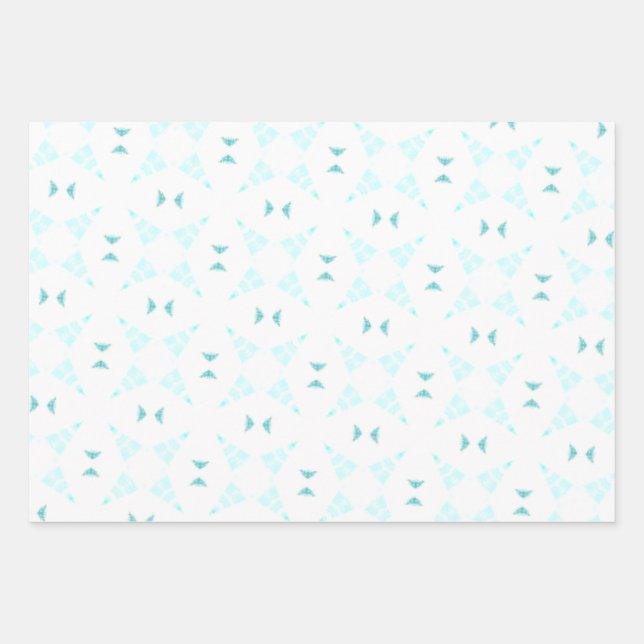 3pc Snowflake Gift Paper (Front)