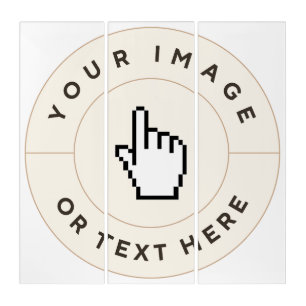 3pc Wall Art - Custom - Add your Text & image