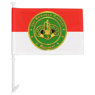 3rd ACR Armored Cavalry Regiment Car Flag