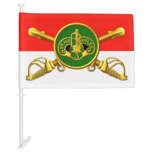 3rd ACR Armored Cavalry Regiment Car Flag