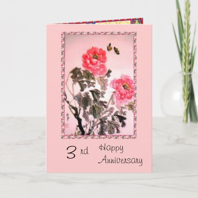 3rd Anniversary card (Front)