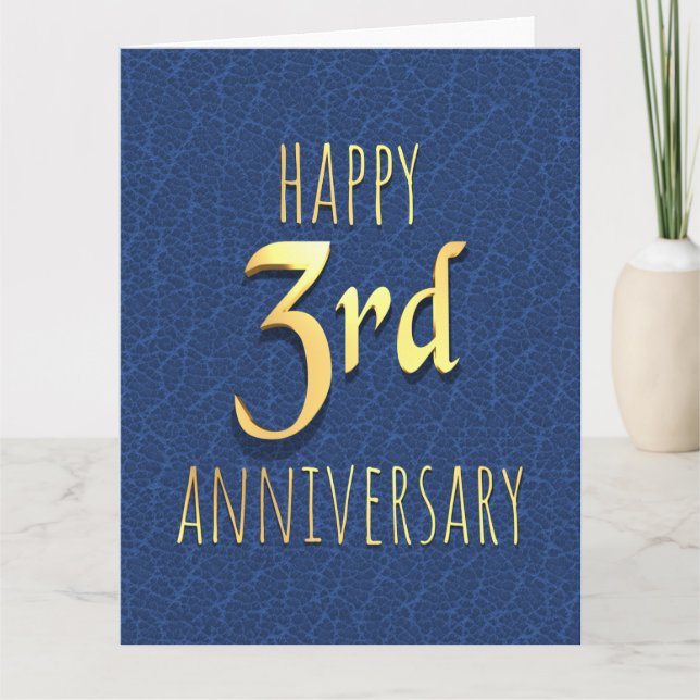 3rd Anniversary Card (Front)