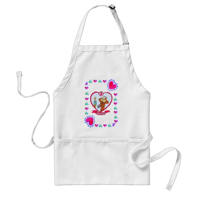 3rd Anniversary - Leather Adult Apron (Front)