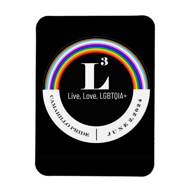 3rd Annual Camarillo Pride Magnet (Vertical)