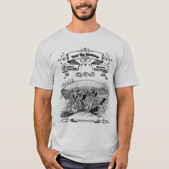 3rd Annual Tour the Montour T-Shirt (Front)