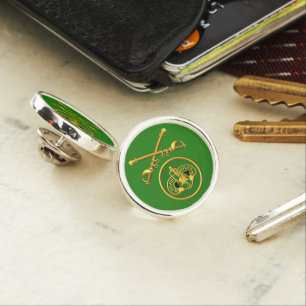 3rd Armored Cavalry Crossed Sabers Lapel Pin