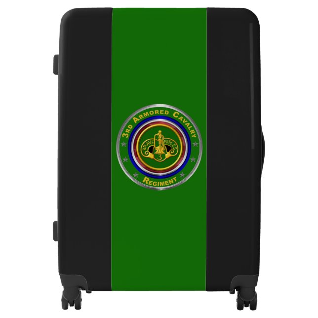 3rd Armored Cavalry Customized Luggage (Front)