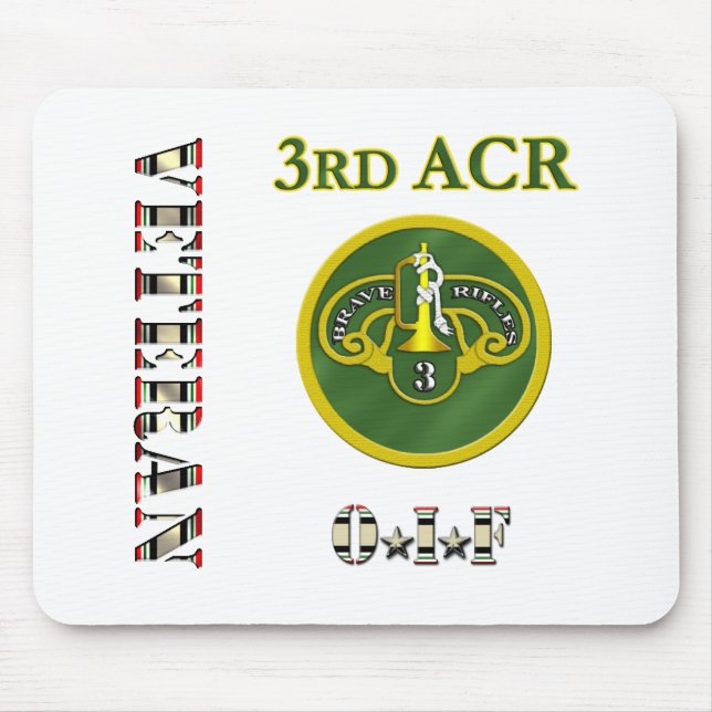 3rd Armored Cavalry OIF Mouse Pad (Front)