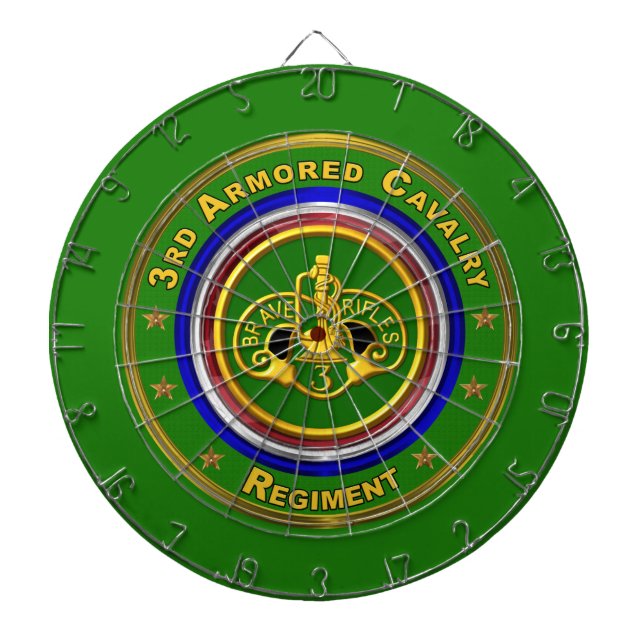 3rd Armored Cavalry Regiment ACR Dart Board (Front)